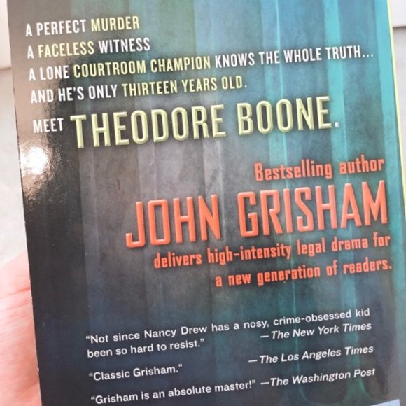 NEW Book THEODORE BOONE KID LAWYER by John Grisham - Picture 2 of 2